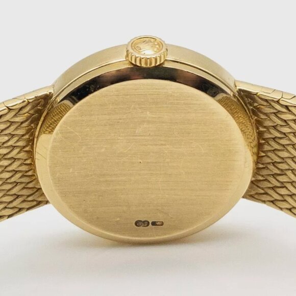 29mm Champagne Rolex 18k Yellow Gold Ladies Dinner MIDSIZE Watch main image 4